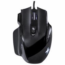 Mouse Gamer Interceptor 7200 Dpi Com Ajuste De Peso Led E Cabo Usb 1.8 Metros Trançado - VINIK