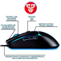 Mouse Gamer Jogo Macro Crypto Vx7 Fantech 8000Dpi 6 Botões