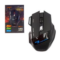 Mouse Gamer Jogos Com Luz Led Colorida Premium Com Fio MS8020