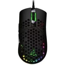 Mouse Gamer Knup Mu015 12800dpi Preto Com Fio Alta Precisão