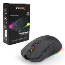 Mouse Gamer Ktrok Doubles Max, USB e Wireless, 10.000 DPI, RGB Backlight - KT-MS100
