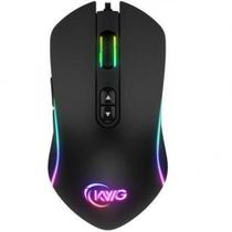 Mouse Gamer KWG Orion P1, 7 Botões, Preto, RGB
