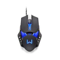 Mouse Gamer LED 3200 Dpi com Design Anatômico Warrior Preto - Multilaser