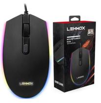Mouse Gamer Led Rgb Com Fio Lehmox - Gt-M3