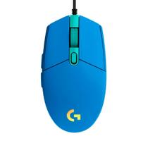 Mouse Gamer Logitech G203 Lightsync 8000 DPI Com Fio - Azul