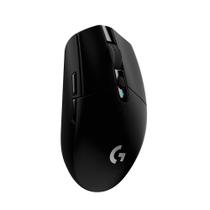 Mouse Gamer Logitech G203 LIGHTSYNC RGB, Efeito de Ondas de Cores, 6 Botões Programáveis e Até 8.000 DPI, Preto - 910-005793