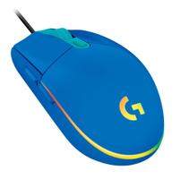 Mouse Gamer Logitech G203 RGB Lightsync - 8000dpi - 6 Botões - Azul - 910-005795