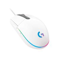 Mouse Gamer Logitech G203 USB Branco Lightsync RGB