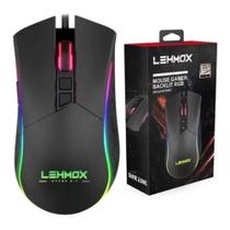 Mouse Gamer Macros Tiro Profissional 6400 Dpi Led Rgb Gt-M2