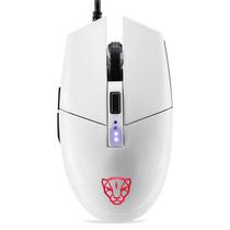 Mouse Gamer Motospeed V50 Branco 4000 DPI RGB com Macro