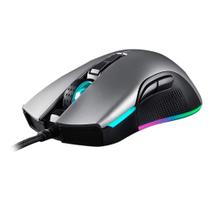Mouse Gamer Motospeed V70 Essential, Prata, RGB 6400 DPI, 7 Botões, Sensor Zeus 6400 - V70silver