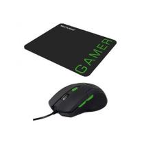 Mouse gamer / mouse pad verde mo273 multilaser
