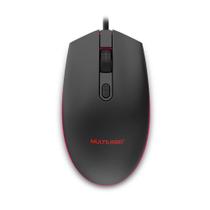 Mouse Gamer Multilaser 2400 Dpi Led 7 Cores Preto