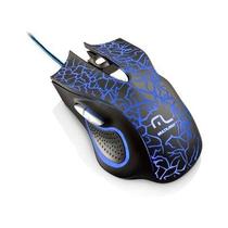 Mouse Gamer Multilaser Seis Botoes Azul 3200 Dpi