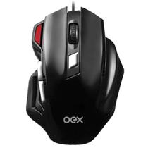 Mouse gamer oex fire ms304 preto