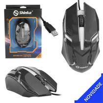 Mouse Gamer Optico Com Fio 1600 Dpi Vermelho Shinka Sh-Mo-52 Mouse Gamer Optico Com Fio 1600 Dpi Vermelho Shinka Sh-Mo-52