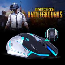 Mouse Gamer Óptico com Fio - 4000 DPI, Metal, LED