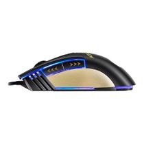 Mouse gamer Óptico com fio usb 7 botões 3200DPI led - Feir
