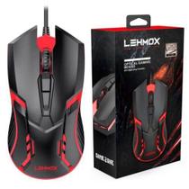 Mouse Gamer Óptico LED Ergonômico Lehmox GT-M5