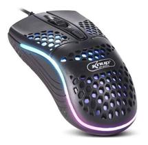 Mouse Gamer Óptico USB LED RGB 1000dpi Knup