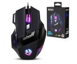 Mouse Gamer Para Jogo 3.200 Dpi Óptico Com Led Rgb Usb 7 Botões