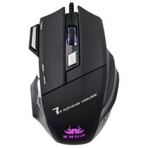 Mouse Gamer Para Jogo 7 Botões 2.400 DPI Óptico Com LED RGB Usb - Knup