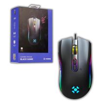 Mouse Gamer Para Jogo Black Hawk 5 Botões RGB Preto