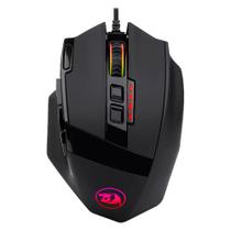 Mouse Gamer Para Jogo Sniper RGB M801 Preto 9 Botões Preto