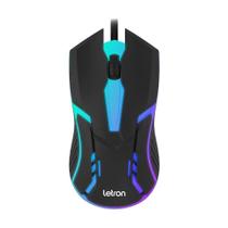 Mouse Gamer Para Jogos Usb Led 3 Botões 1000 DPI Letron - Leonora