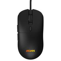 Mouse Gamer Pcyes Basaran Black Vulcan 12400 Dpi Rgb 6 Botoe