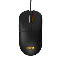 Mouse Gamer PCYES Basaran BLACK Vulcan - 12400 DPI - RGB - 6 Botões - PMGBRBV Mouse Gamer PCYES Basaran BLACK Vulcan - 12400 DPI - RGB - 6 Botões - PMGBRBV
