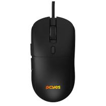 Mouse Gamer PCYes Basaran Black Vulcan,RGB,12400 DPI,6 Bo
