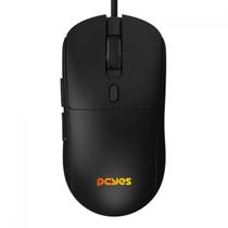 Mouse Gamer PCYes Basaran Black Vulcan, RGB, 12400 DPI, PWM 3327, 6 Botões, Preto, PMGBRBV Mouse Gamer PCYes Basaran Black Vulcan, RGB, 12400 DPI, PWM 3327, 6 Botões, Preto, PMGBRBV