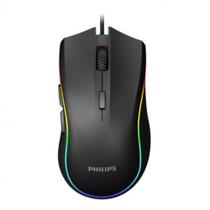 Mouse gamer philips momentum rgb preto spk9403b