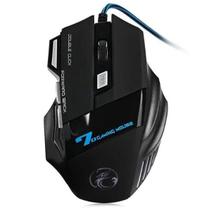Mouse Gamer Preto X7 USB 7 Botões Velocidade e Controle para PC/Notebook
