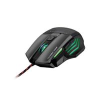 Mouse Gamer Profissional USB com 7 Botões 3200 Dpi Warrior Preto - Multilaser