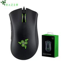 Mouse Gamer Razer DeathAdder Essential com Fio 6400 DPI, 5 Botões, Ideal para PC e Laptop