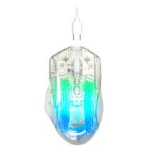 Mouse Gamer Redragon Chazzis Crystal, RGB, Transparente - M695CT