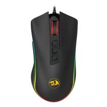 Mouse gamer redragon cobra fps, rgb chroma, 24000dpi, sensor óptico, usb, preto, m711-fps-1