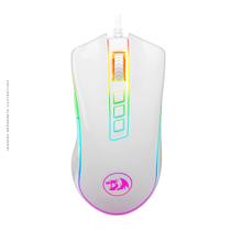 Mouse Gamer Redragon Cobra Lunar White, RGB, 7 Botões, 10000DPI - M711W V2