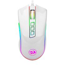 Mouse Gamer Redragon Cobra, RGB, 7 Botões, 10000DPI, Lunar White - M711W