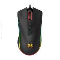 Mouse Gamer Redragon Cobra, RGB, USB 2.0, 12400 DPI, 8 Botões, Preto - M711 (V2)