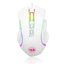 Mouse Gamer Redragon Griffin M607, RGB, 7200DPI, 6 Botões, White Lunar - M607W