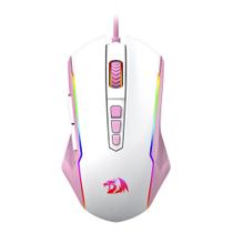 Mouse Gamer Redragon M910Wp Ranger Bubblegum Rgb Branco Rosa