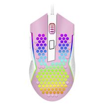 Mouse Gamer Redragon M987Pw Reaping Elite Rgb Rosa Branco