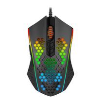 Mouse Gamer Redragon Memeanlion Honeycomb - 12400dpi - 7 Botões Programáveis - RGB - Preto - M809-K