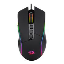 Mouse Gamer Redragon Plank, RGB, 16000 DPI, 9 Botões, Preto - M812-RGB
