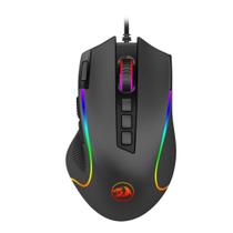 Mouse gamer redragon predator chroma rgb - m612-rgb preto