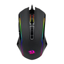 Mouse gamer redragon ranger basic, rgb, usb, 8000dpi, 9 botões, black - m910-k