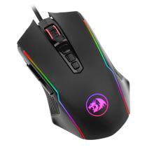 Mouse Gamer Redragon Ranger RGB 12400DPI 9 Botões Programáveis Cabo de Malha USB - M910-RGB